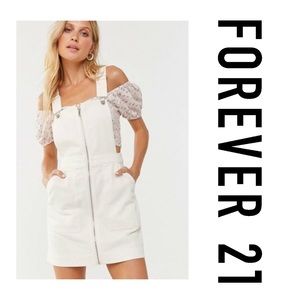 Cute Zip-Up Overall Dress